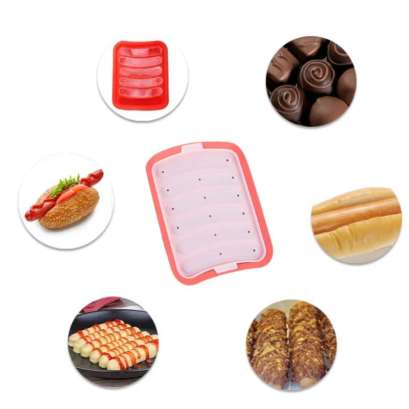 DIY Форма для изготовления сосисок силиконовая форма приготовления бургеров и хот