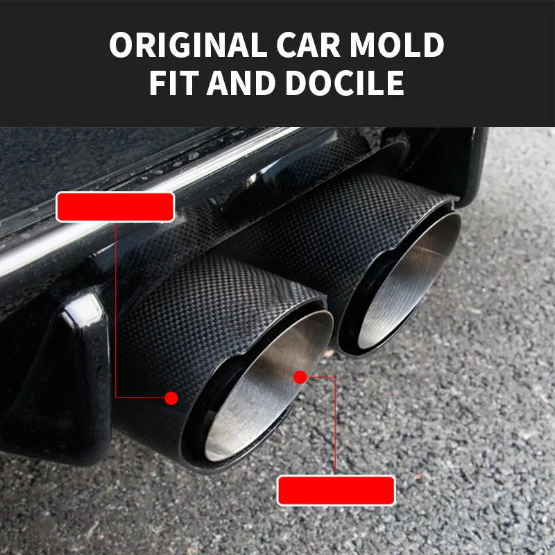 Специальный глушитель выхлопной трубы из углеродного волокна для Honda Civic 10 2020 2021