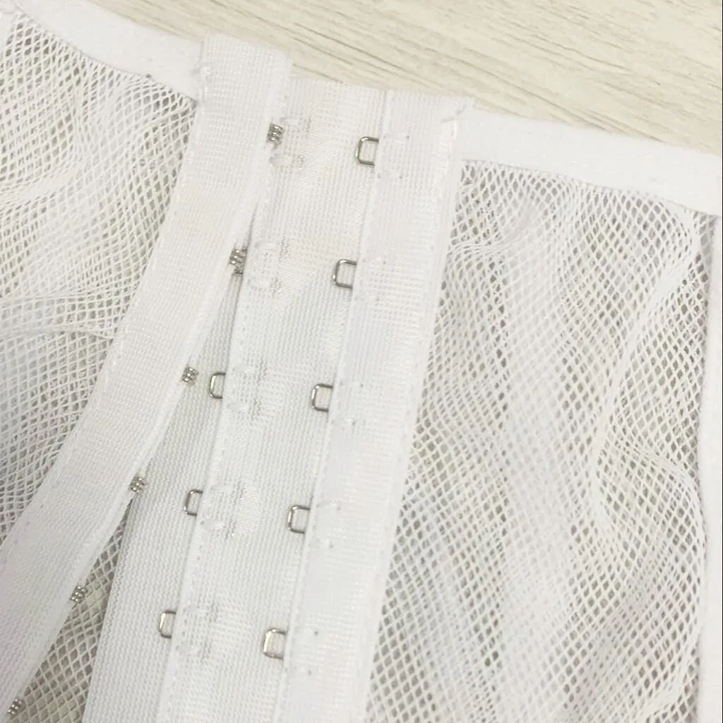 Соблазнительное бикини женский кружевной корсет сетчатый комплект нижнего