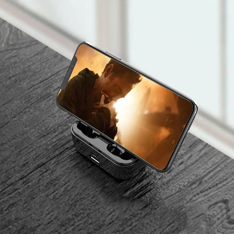 G6S TWS двойные bluetooth-наушники светодиодный цифровой дисплей IPX7 глубокая