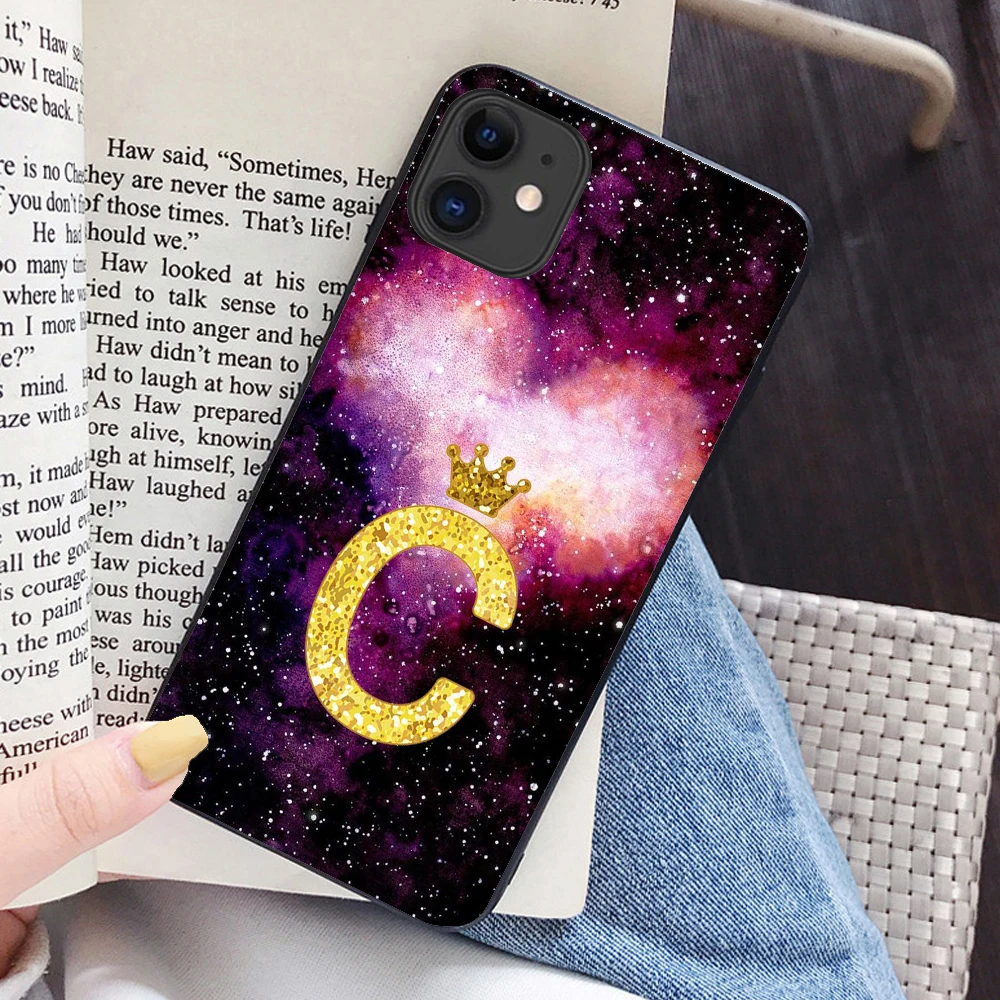 Индивидуальный дизайн DIY Имя пользовательское имя письмо монограмма черный