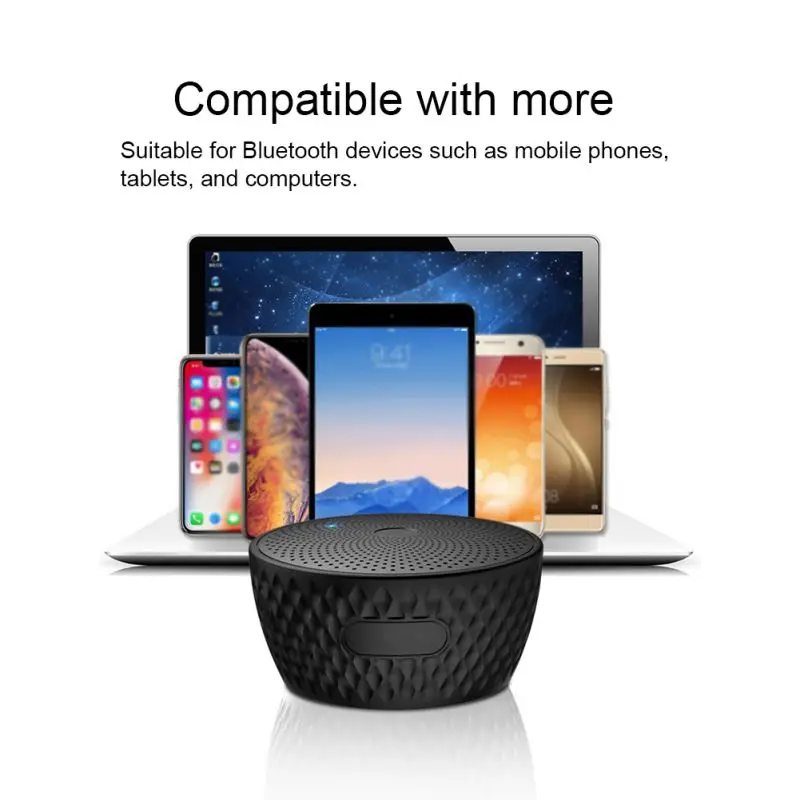 Портативный Bluetooth 5 0 беспроводной динамик Водонепроницаемый Открытый