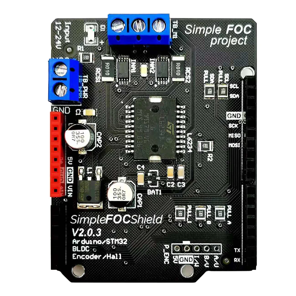 

Simplefoc Shield V2.0.3 V1.3.3 макетная плата для BLDC сервопривода механической собаки