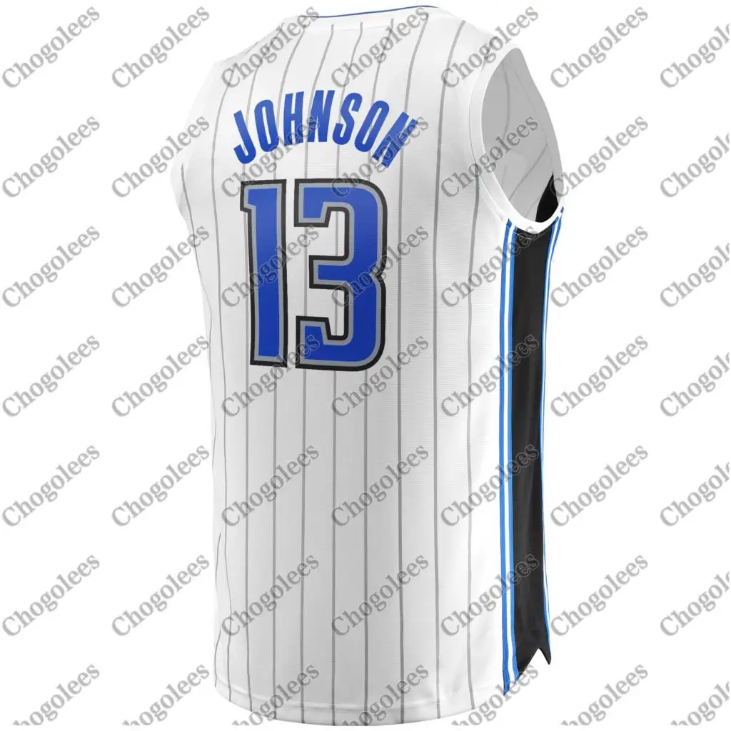 

Men Basketball Jersey BJ Johnson Orlando Branded Fast Break Player Jersey Association Edition White