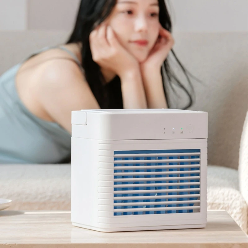 

H053 Portable Air Conditioner Cooler Noiseless Evaporative Air Fan USB Rechargeable