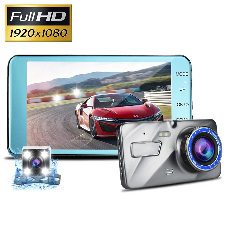 Автомобильный видеорегистратор A2021 4 0 дюйма IPS FHD1080P|Видеорегистраторы| |