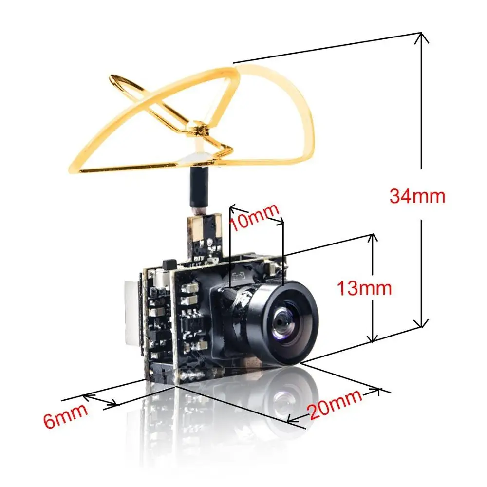 AKK A2 5 8 Ghz 40CH 200 передатчик mW FPV Raceband 600TVL 1/4 Cmos Mini Micro AIO камера с клеверной антенной