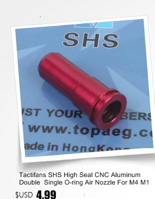 SHS 4 шт. поршневая головка/сопло/цилиндр/головка цилиндра набор для M4 серии страйкбол AEG Пейнтбол Стрельба Охотничьи аксессуары