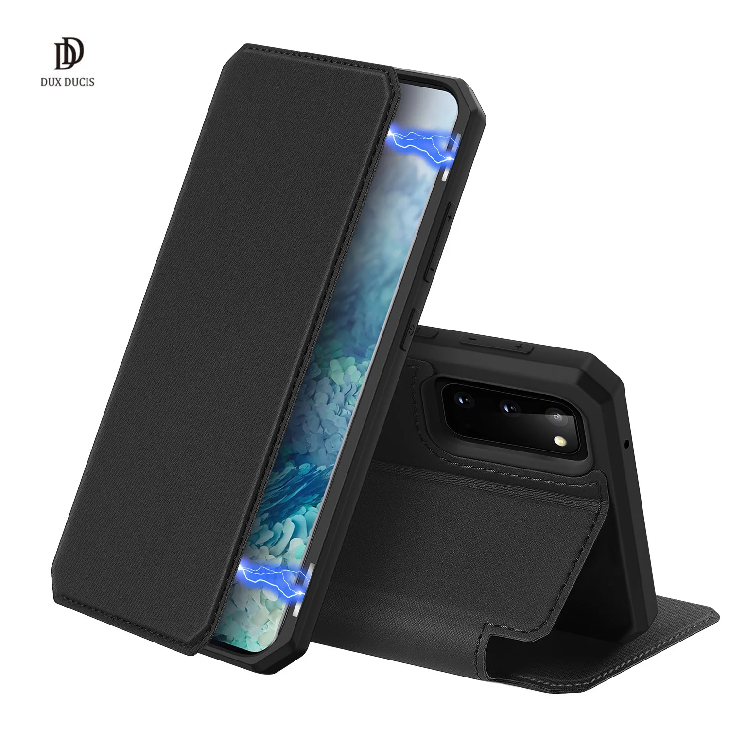 

For Samsung Galaxy S20 Case Flip Cover 360° Real Full Protection DUX DUCIS Skin X Luxury Leather Wallet Case Magnetic Closure