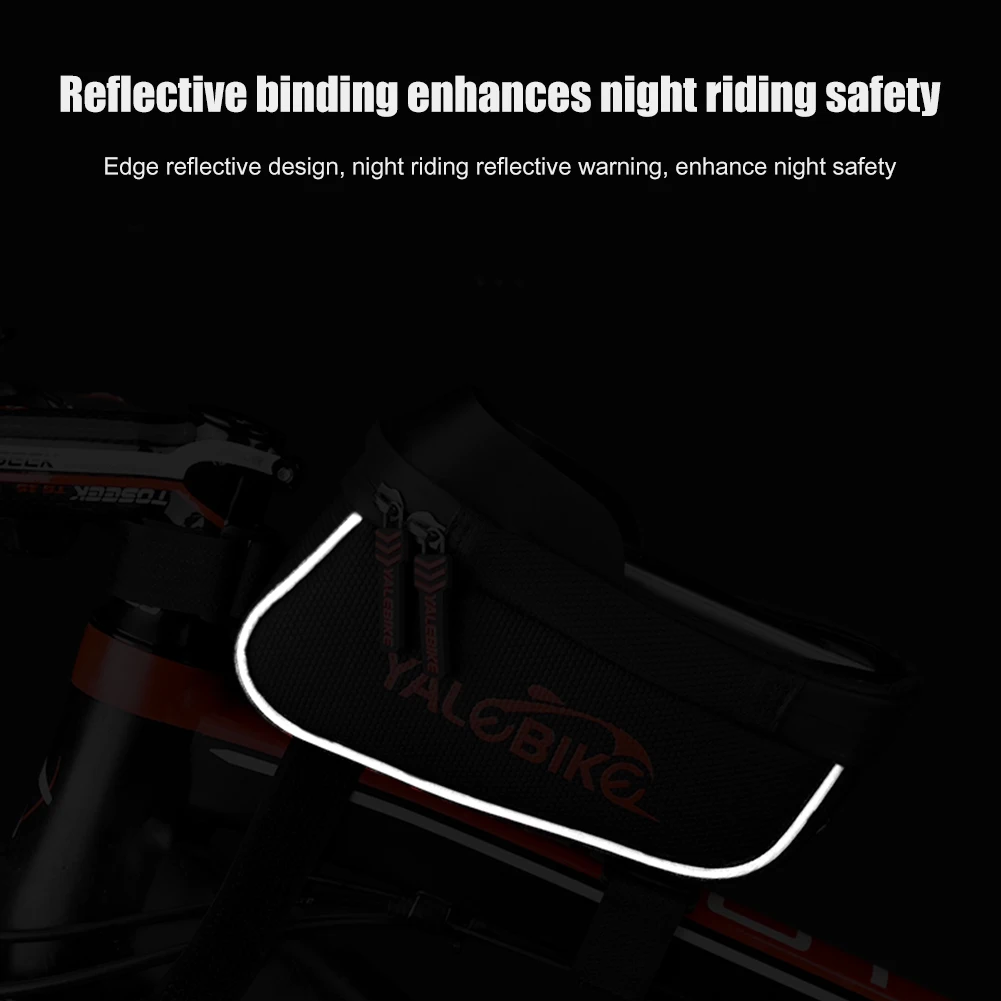 

Bicycle Bag Frame Front Top Tube Waterproof Phone Case Touchscreen Bicycle Pouch MTB Cycling Accessories