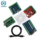 1 шт. коммутационная плата интерфейса драйвер с ЧПУ Плата USB MACH3 100 кГц 4-осевой 5-осевой интерфейс драйвер motion контроллер драйвер платы