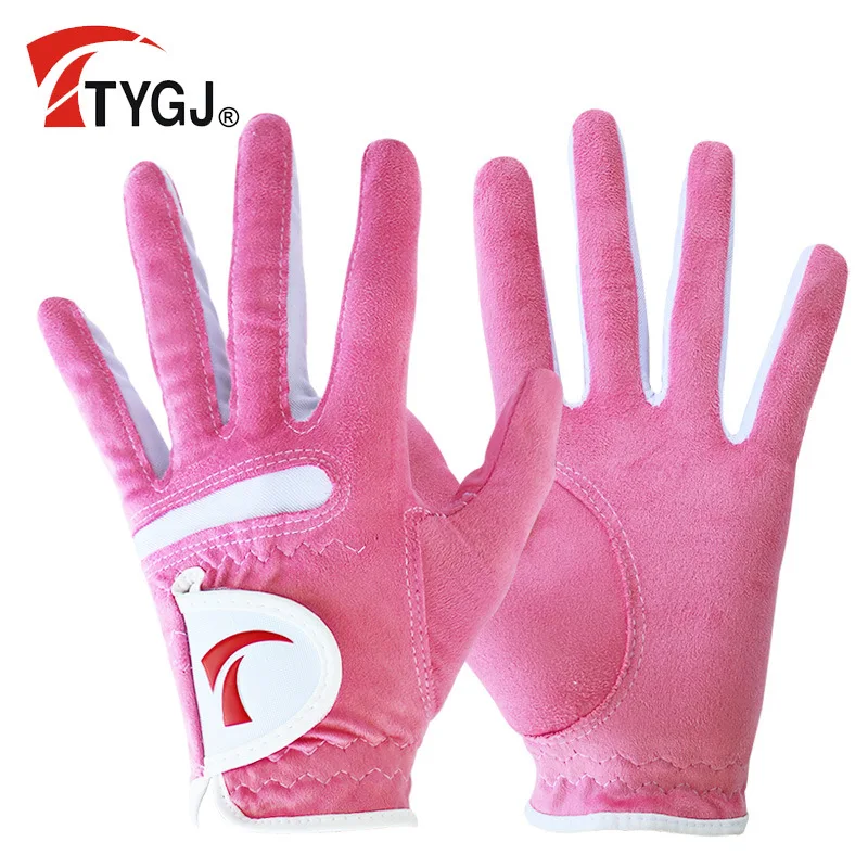 

TTYGJ Golf Gloves Ladies Super Fiber Cloth Non-Slip Breathable Ladies Gloves Girls Elastic Soft Golf Mitten여자 골프옷