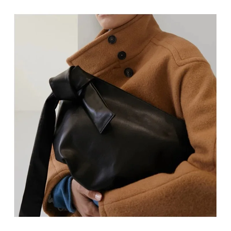 Брендовая женская кожаная сумка-мессенджер дизайнерская мягкая дорожная