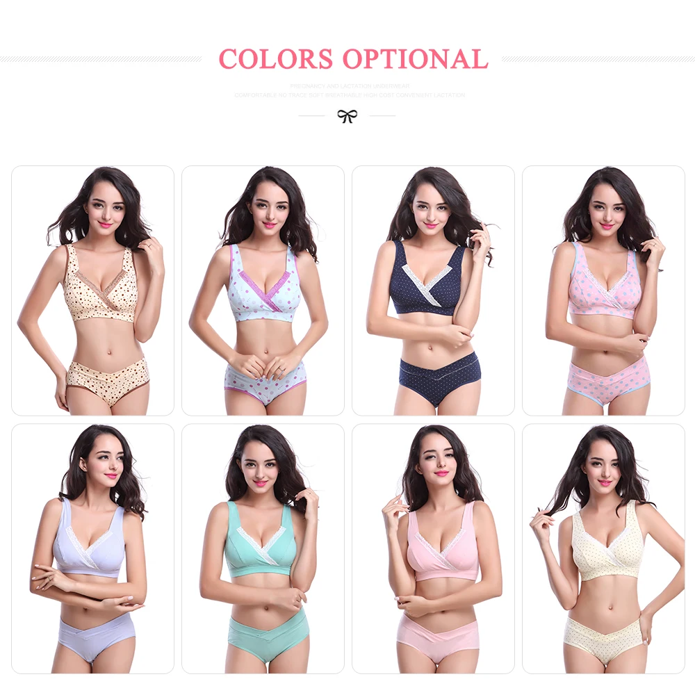 SLAIXIU женское нижнее белье бюстгальтер для кормления женский из хлопка свободный
