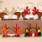 2 шт.компл., рождественские фотозажимы, милые головные уборы, Рождественское украшение, аксессуары для украшения волос, заколки, подарки для девочек