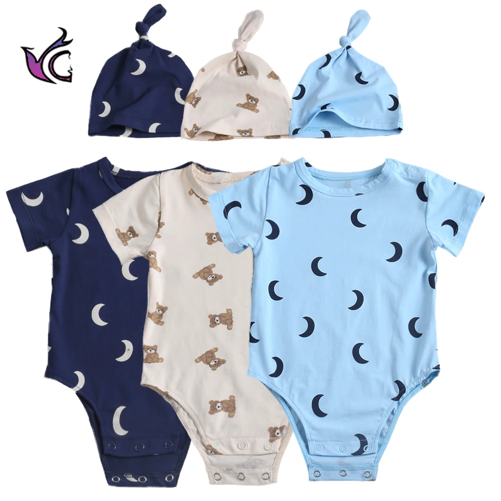 Yg, Brand 0-2 Year Old Bodysuit Cute Baby Girl Clothes 2022 New Summer Baby Boy Clothes Beautiful Baby Graphic Jumpsuit