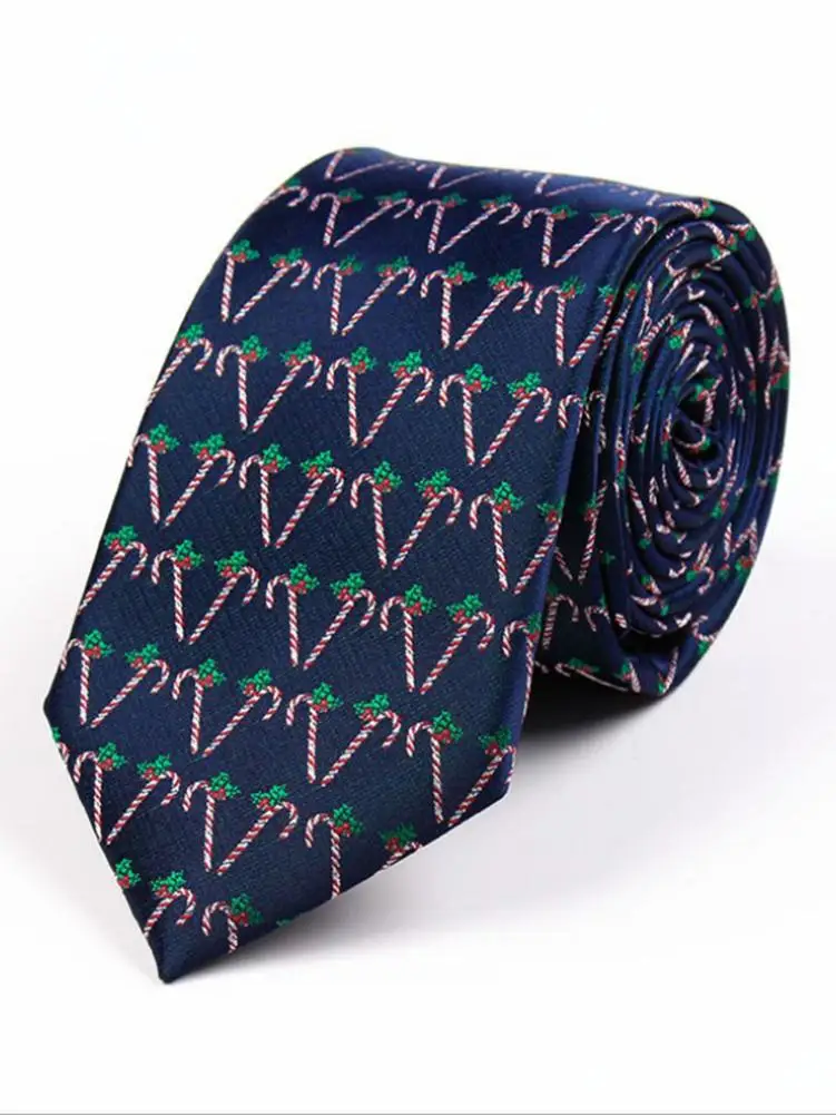 Новогодние галстуки для мужчин 7 5 см Новый Модный Мужской новогодний галстук
