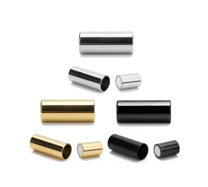 

2pcs/lot 7*17mm End Clasp Strong Magnetic Clasps jewelry clasps For Bracelet Leather Cord Bracelet Connectors For Jewelry Making