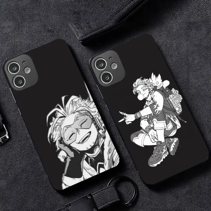 

Hawks Coat Anime Phone Case for iPhone 12 11 mini pro XS MAX XR 8 7 6 6S Plus X 5S SE 2020