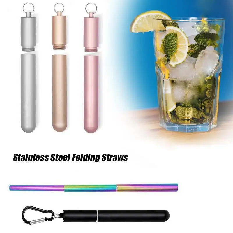 Hobbylan питьевые соломинки из нержавеющей стали портативные прочные и многоразовые