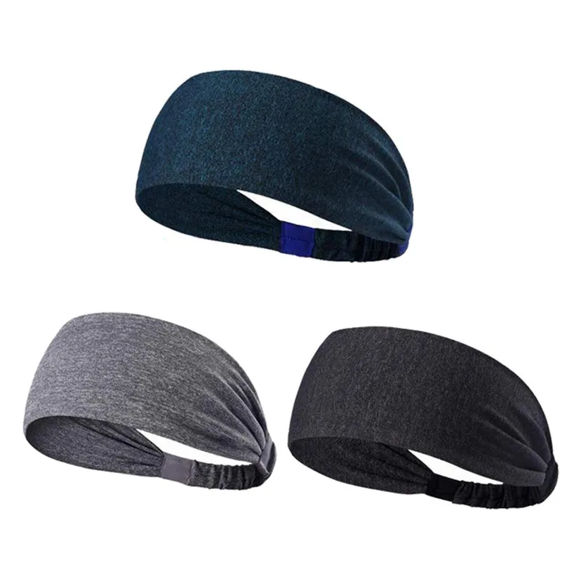 3 шт. Легкая спортивная повязка для головы Нескользящая пот полоса женщин и