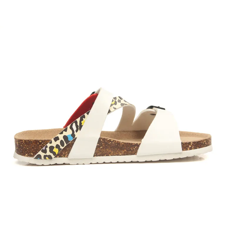 Модные тапочки COSMAGIC из пробки с принтом новинка 2021 летние женские пляжные