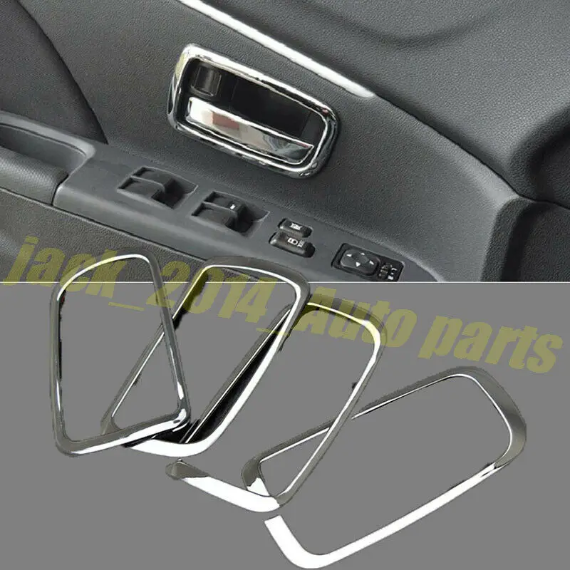 

Chrome Inner Door Handle Trim For 2011-2017 Mitsubishi ASX Outlander Sport RVR