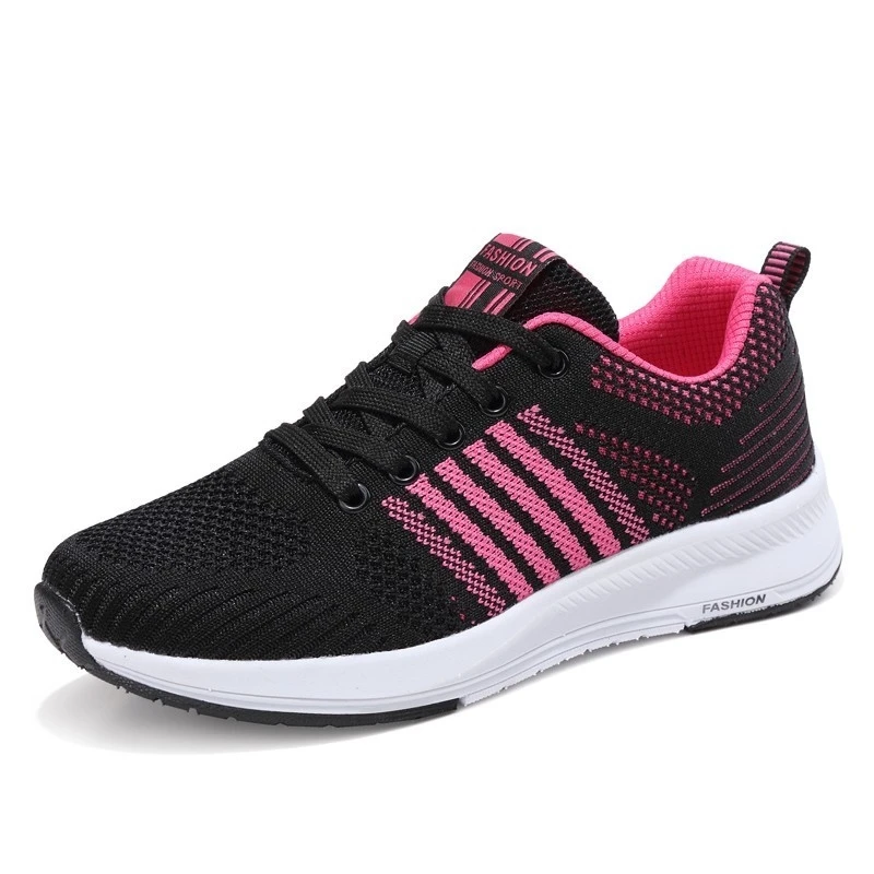 black shoes fashion Tenis feminino; супер светильник; женская обувь для тенниса; zapatos mujer; дышащие кроссовки; уличная спортивная обувь для фитнеса; chaussures femme - Цвет: black shoes fashion