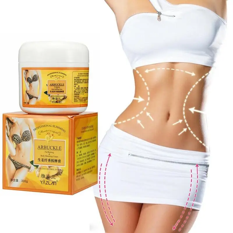 

300g Hot Sale Ginger Slimming Cellulite Massage Cream Health Body Slimming Promote Fat Burn Thin Waist Stovepipe Body Care Cream
