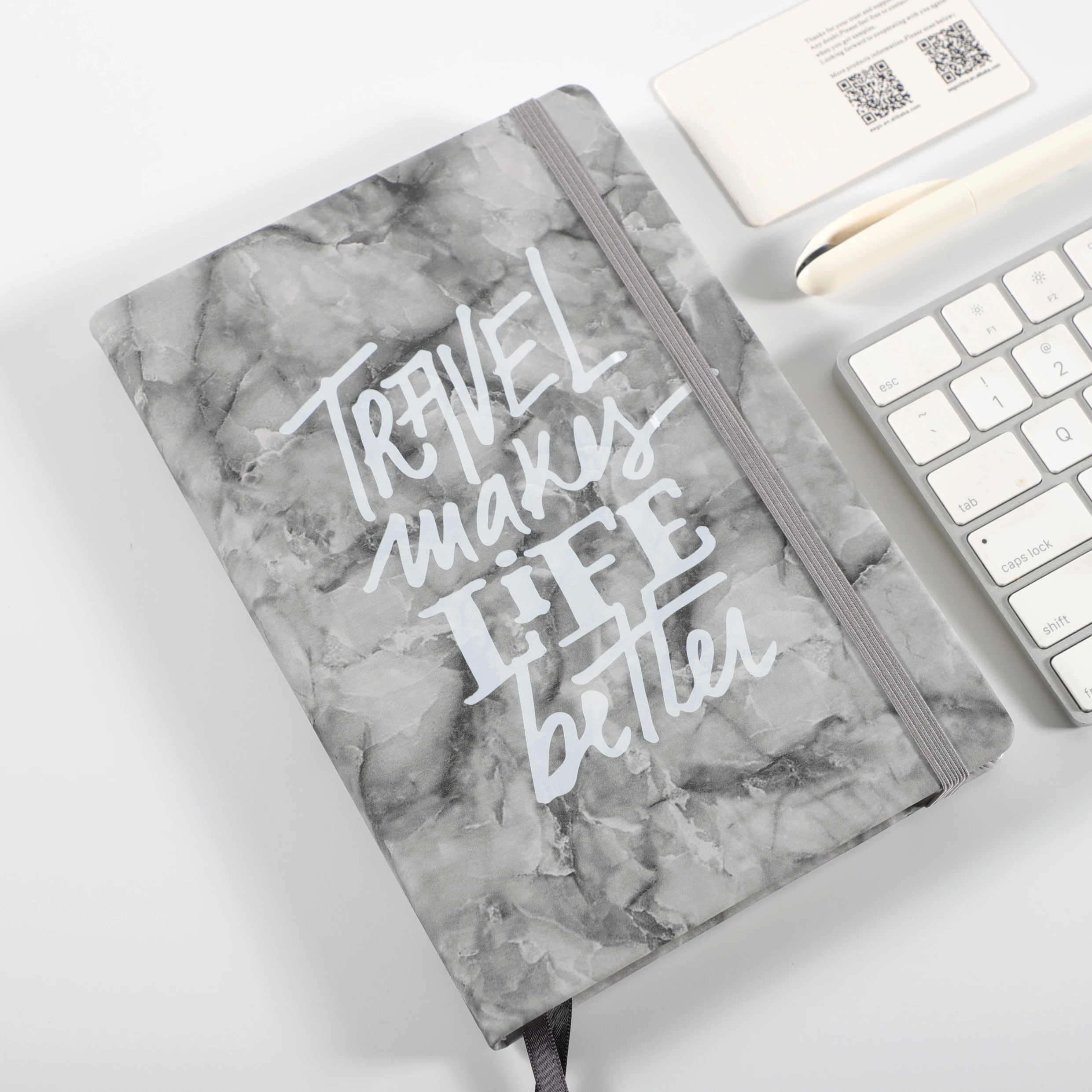 Классический кожаный блокнот в твердой обложке журнал с индивидуальным