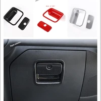 lapetus 3 colors copilot glove storage box handle frame cover accessories interior trim fit for jeep wrangler jl 2018 2022