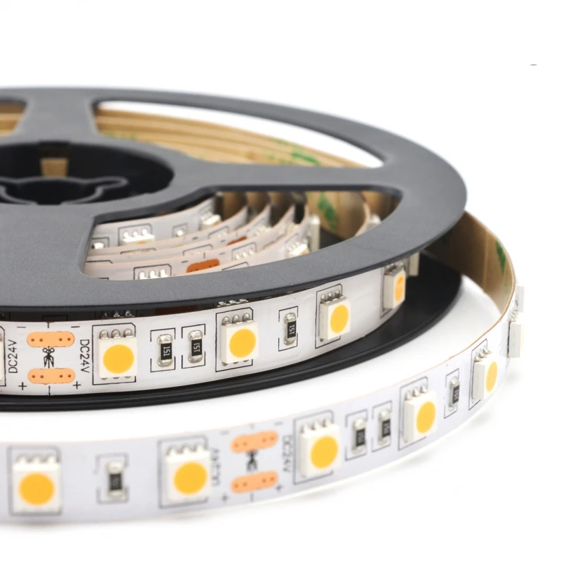 

Светодиодная ленсветильник 5050 SMD Ra90, 60 светодиодов/м, 2700 к, 5 м/рулон
