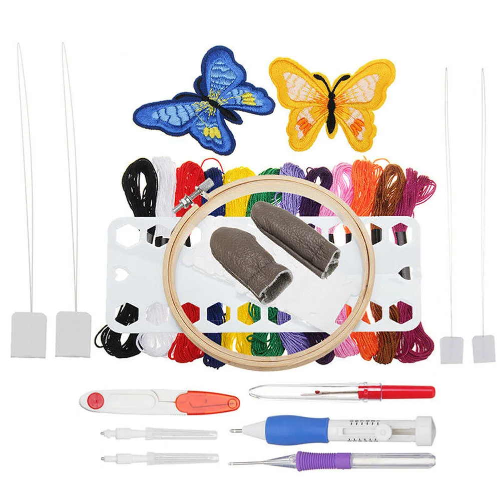 Набор инструментов для шитья DIY Магическая ручка вышивки набор пробивных игл с 12