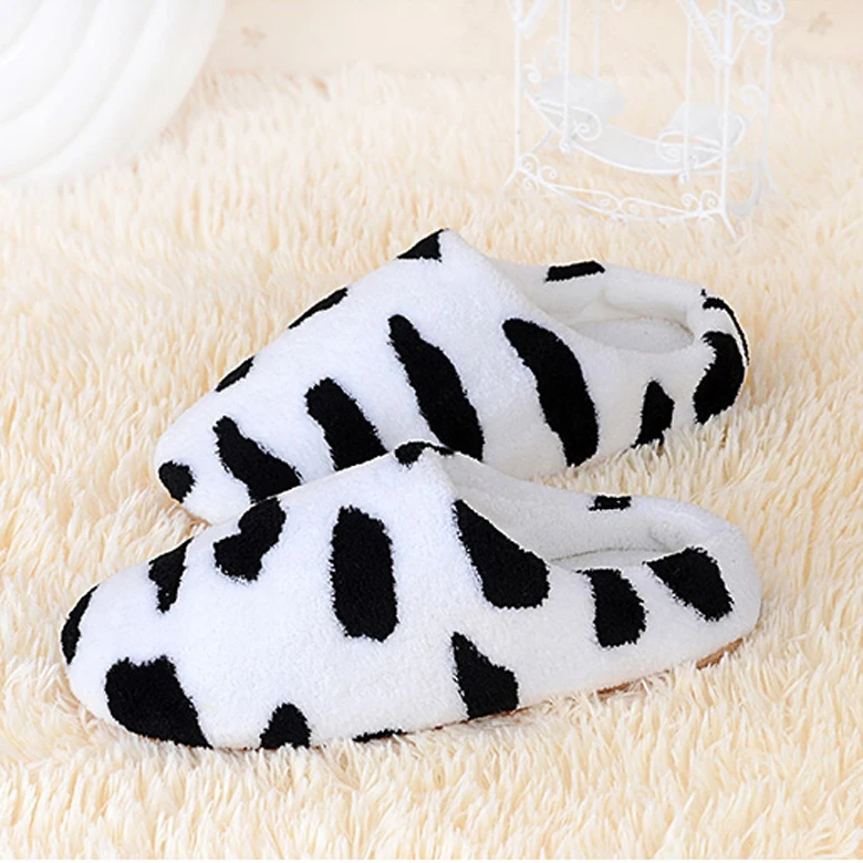 

Women Indoor Warm Plush Lovers Home Slipper Soft Sole Autumn Winter Shoes Men House Floor Furry Slient Slides Cozy Sneaker Pink