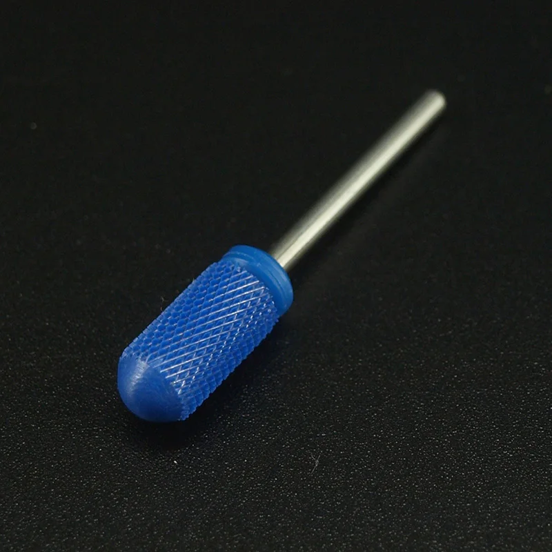 Круглый M маникюрный салон синий керамический сверло для ногтей фрезы пилка
