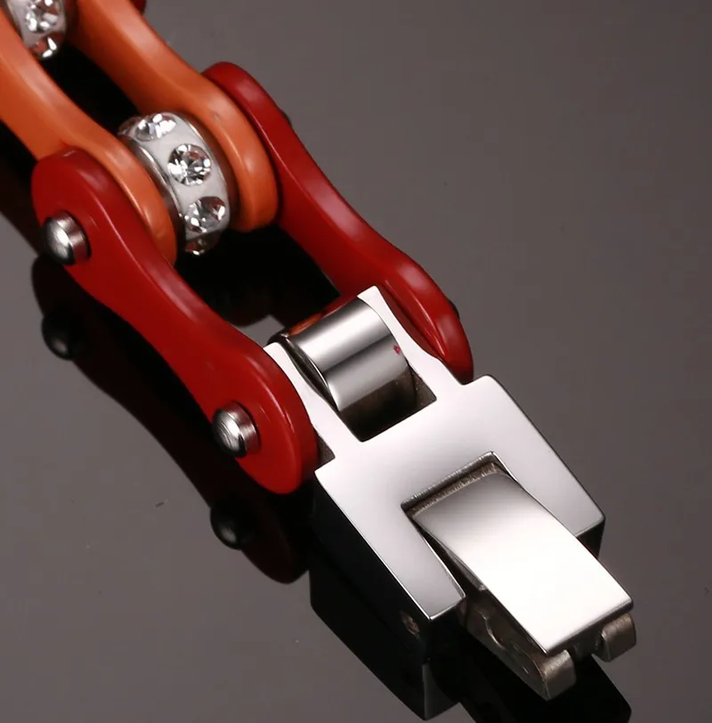 Новейшие ювелирные изделия в стиле хип хоп браслет цепочка для мотоцикла из