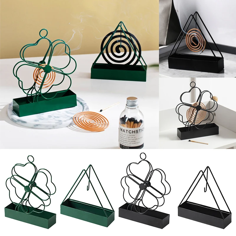 

Spiral Mosquito Coil Holder Iron Mosquito Coil Frame Insect Repellent Incense Rack Home Decoractive Holder