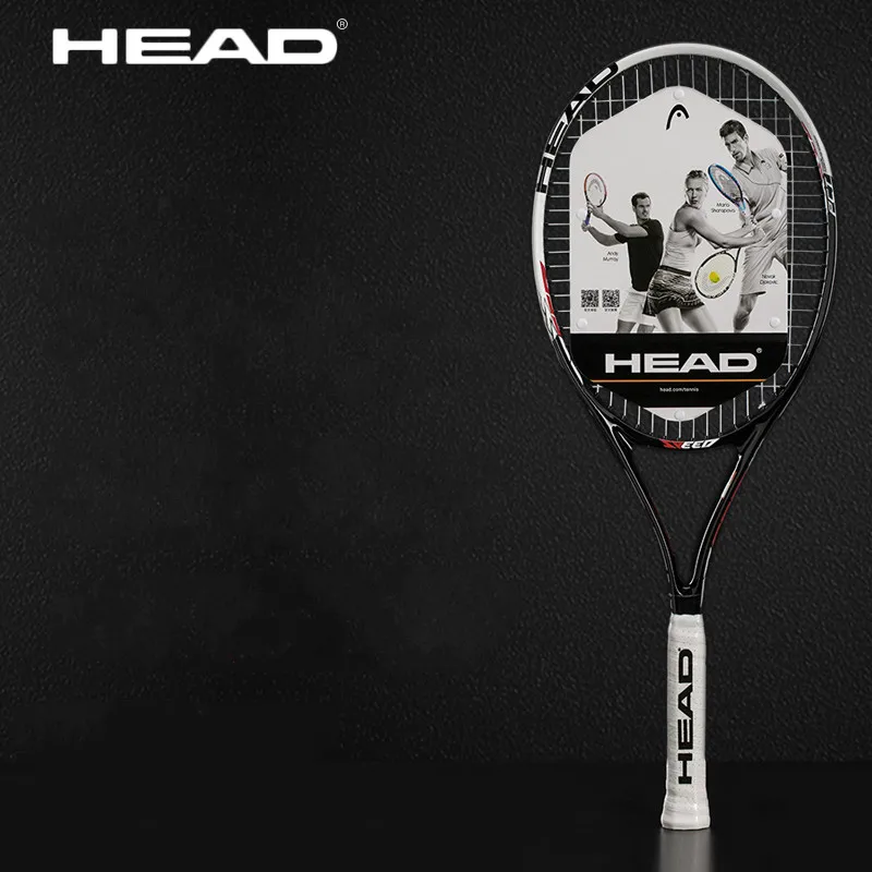 Head tennis racket Tenis Masculino Raketi high quality carbon composite Raquete De with strung for young | Спорт и развлечения