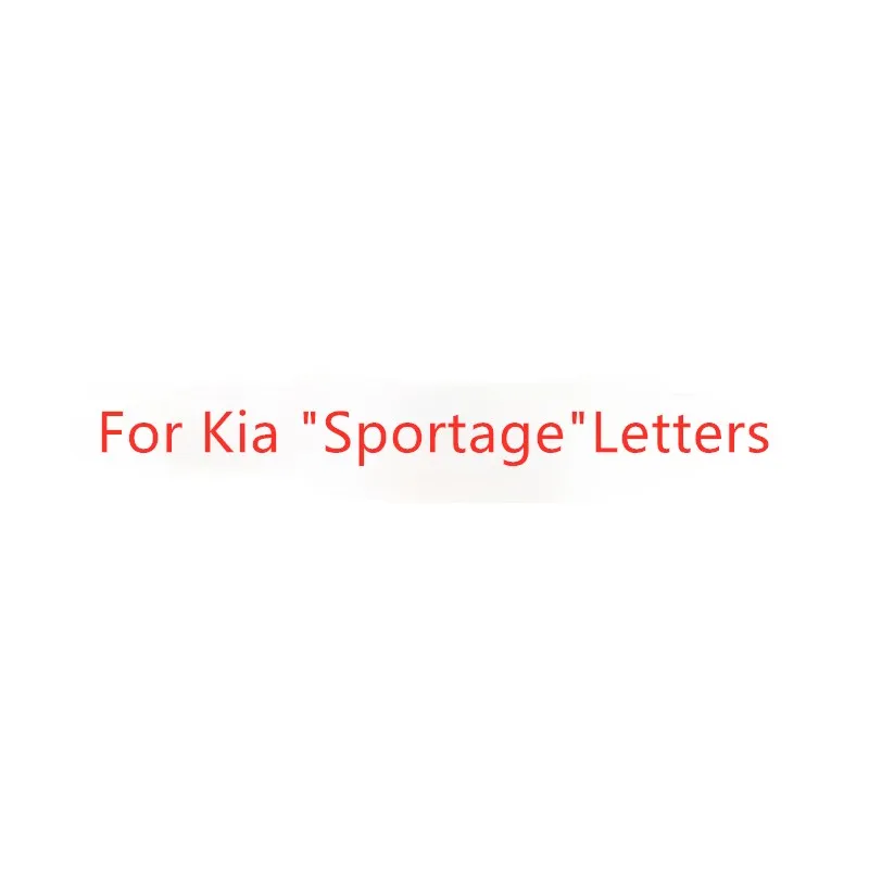 

for Kia "sportage" letters 30 pcs