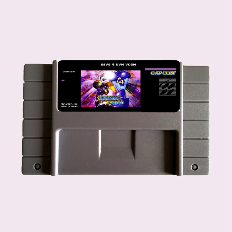 Сохранение файла Megaman &amp Bass NTSC 16 большая серая игровая карта для игрового