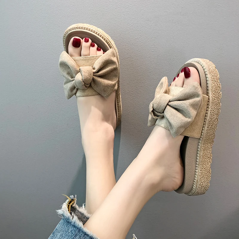 

Женские сандалии и шлепанцы на толстой подошве, Новинка лета 2019, милые пляжные туфли в сеточку красного цвета