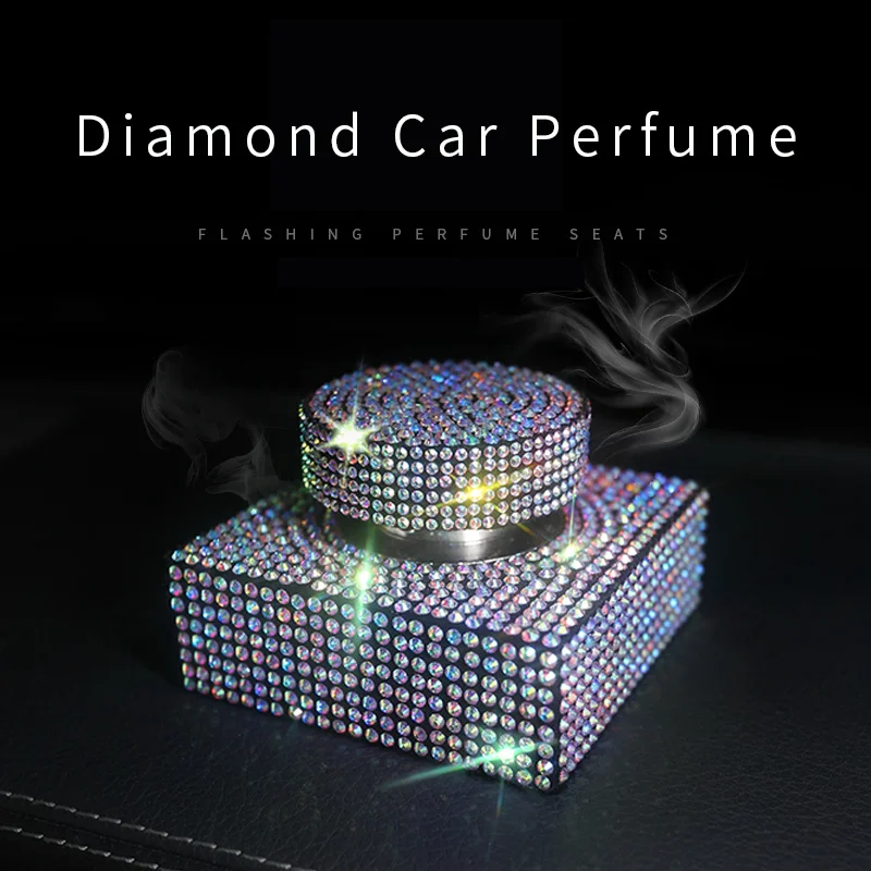 Яркие стразы освежитель воздуха для автомобиля парфюмерные зажимы ароматизатор