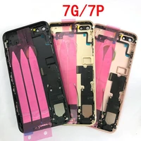 for iphone 7 7g back middle frame chassis full for iphone 7 7g cover housing assembly battery cover door rear with flex cable