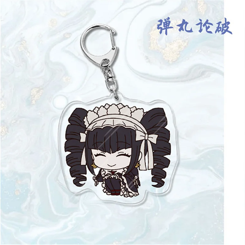Anime Game Danganronpa Dangan V1 Ronpa Keychain Naegi Makoto Kirigiri Kyoko Acrylic Pendant Key Ring Car Bag Accessories Llavero images - 6