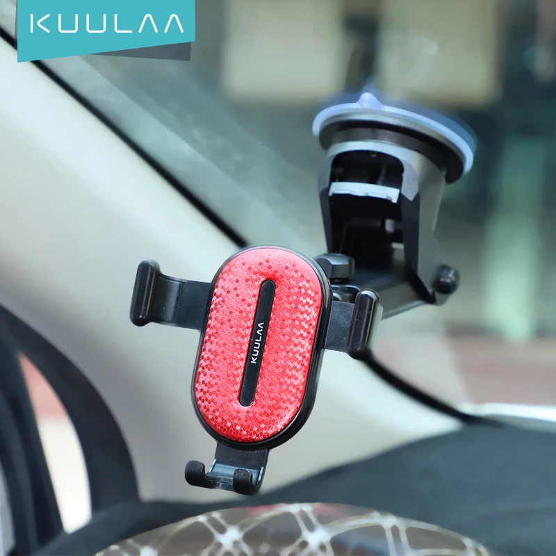 Автомобильный держатель для телефона KUULAA на лобовое стекло с гравитационной