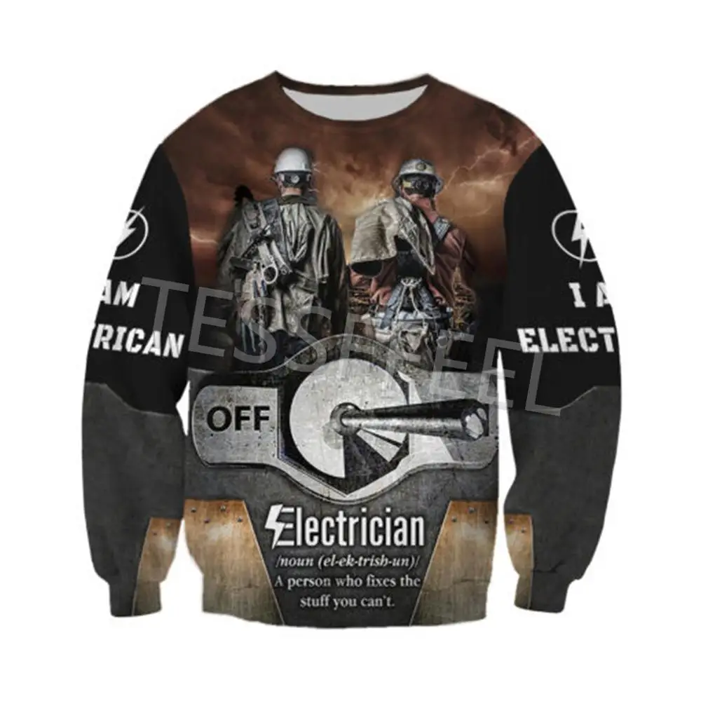 

Tessffel Electrician Cable Worker 3D Printed Hoodie Harajuku Clothing Fashion Sweatshirt Unisex Casual Jacket Pullover Style8