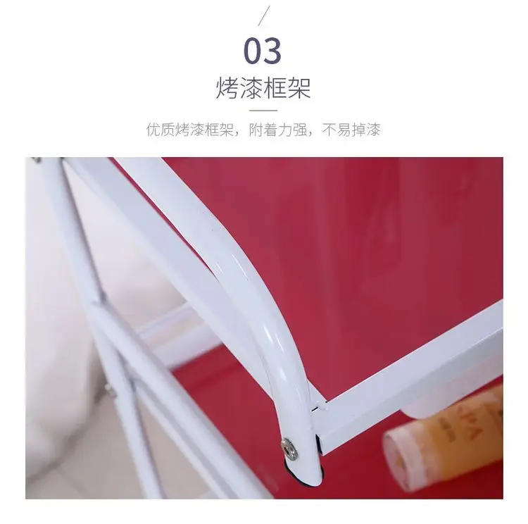 Тележка для салона красоты трехуровневая полка с выдвижным ящиком тележка