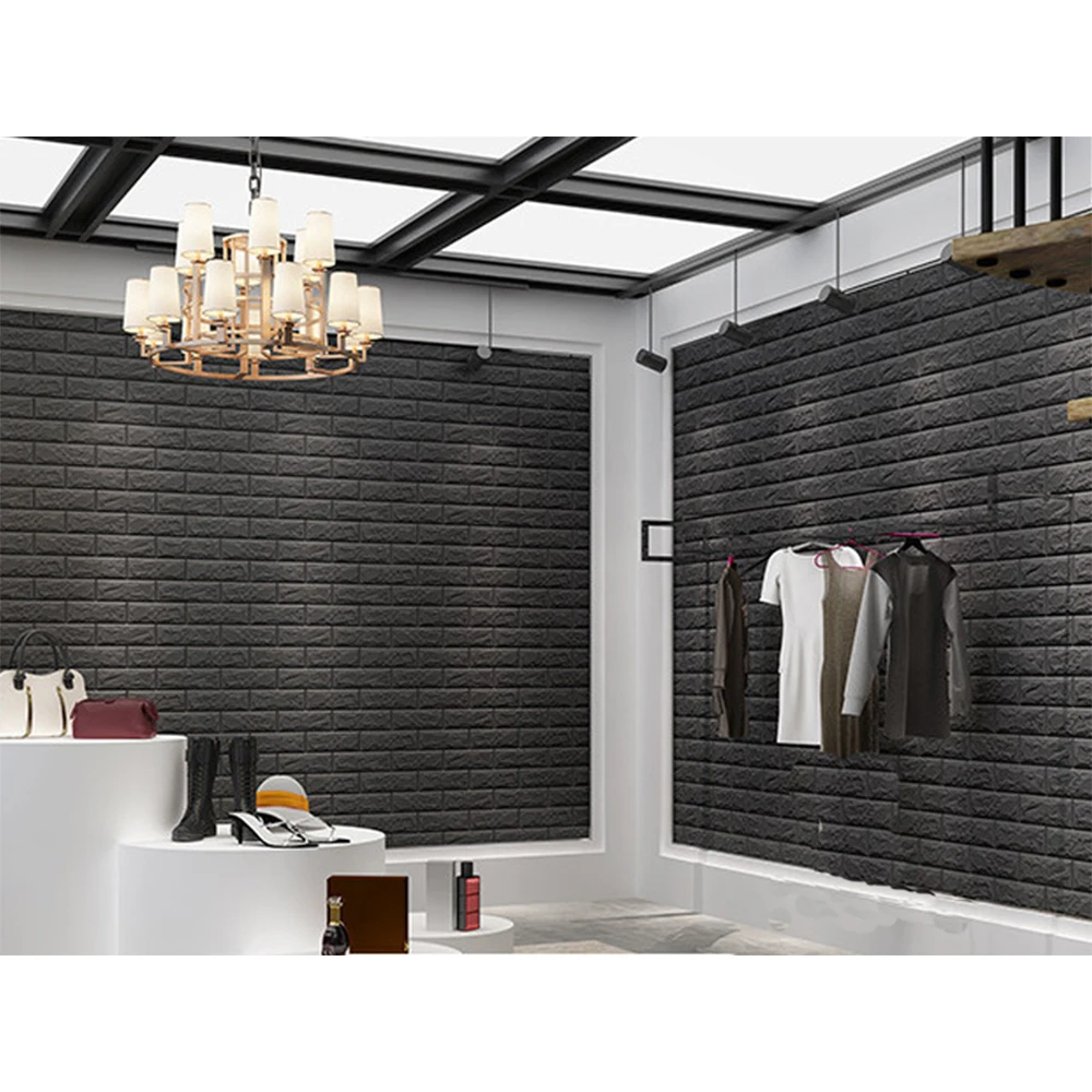 3D стерео Водонепроницаемая настенная бумага камень кирпич фон настенные