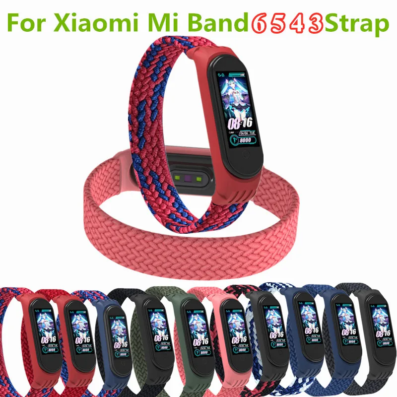 Дышащий ремешок для смарт-часов Xiaomi Mi Band 6 3 4 5 M3 M4 браслет MiBand сменный | Электроника