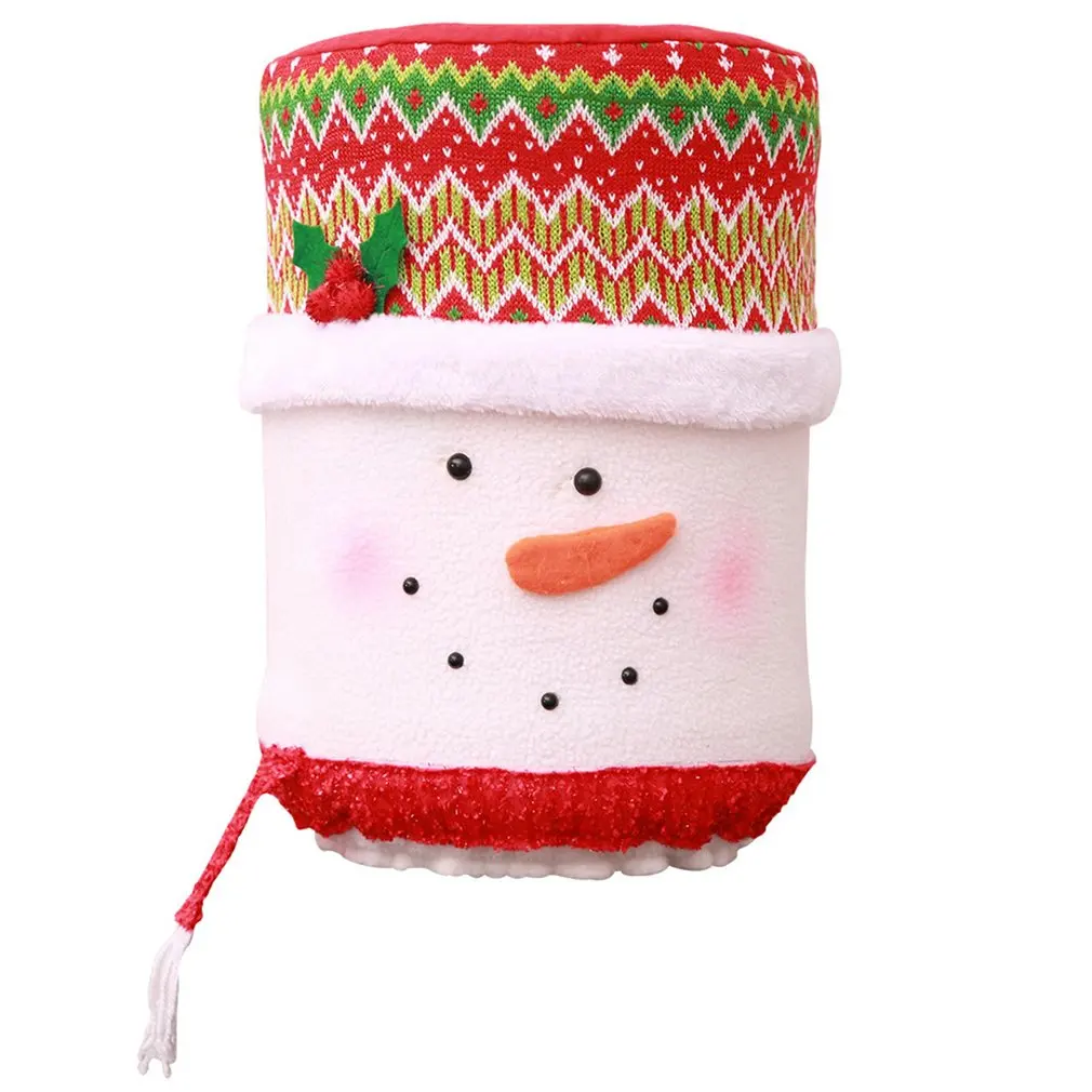 

Christmas Decoration Water Dispenser Covers Cute Cartoon Santa Elk Dustproof Drinking Fountain Machine Coat Bucket Cover 2022